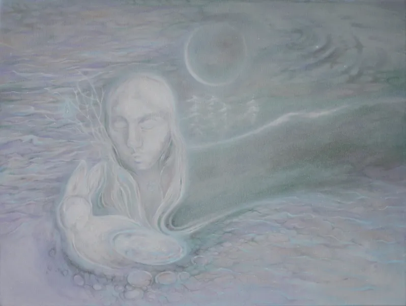 Emanation, 2025. Painting by Cassandra Tankó