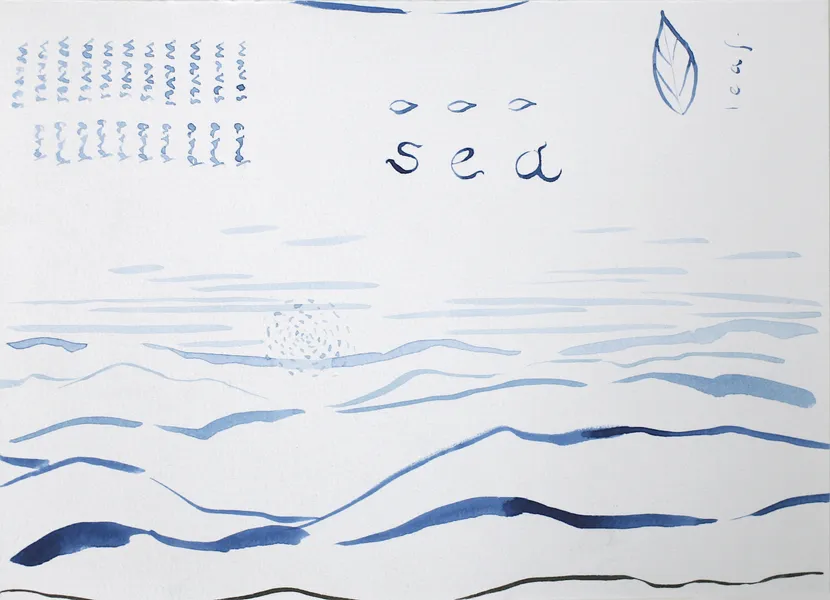 Sea, 2023. Painting by Cassandra Tankó